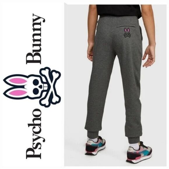 Psycho Bunny Drake Sweat Lounge Heather Gray Pants Xtra‎ Large